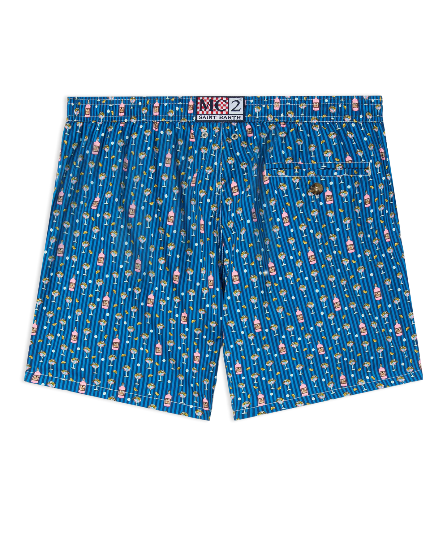 Lighting Micro Swim Shorts – Navy Cocktail Print