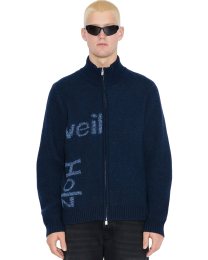 Haza Logo Zip Cardigan