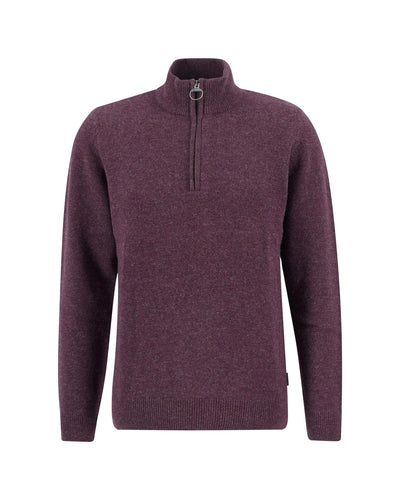 Holden Quarter-Zip Jumper – Ruby Marl