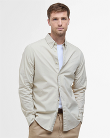 Garment Dyed Tailored Long-Sleeved Shirt