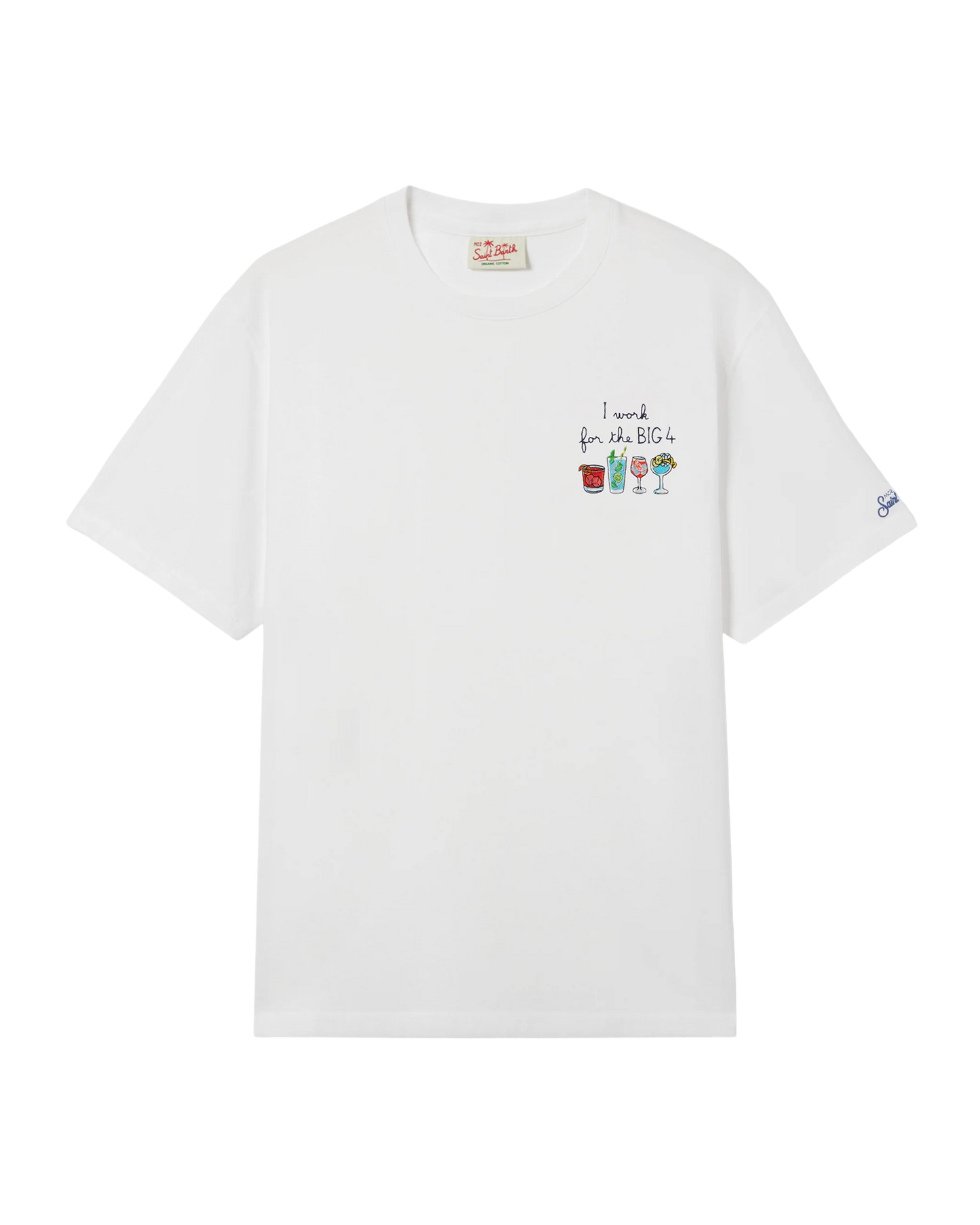 Portofino T-Shirt – White “I Work For The Big 4”
