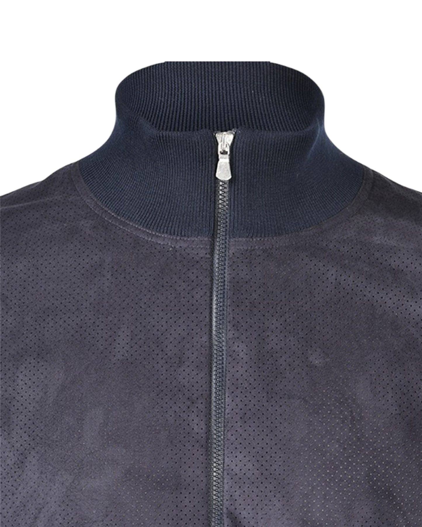 Organic cotton and Alcantara jacket