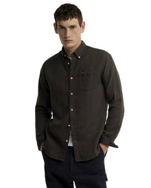 Buckley Tailored Long-Sleeved Shirt – Olive