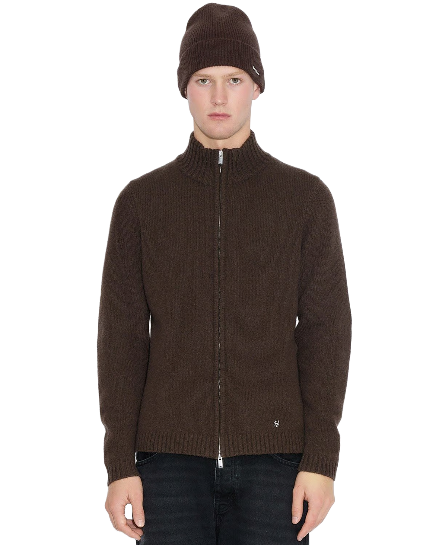 Wool Zip Cardigan