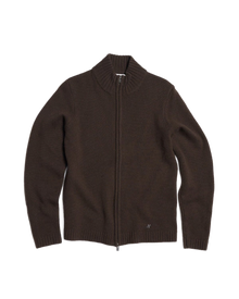Wool Zip Cardigan