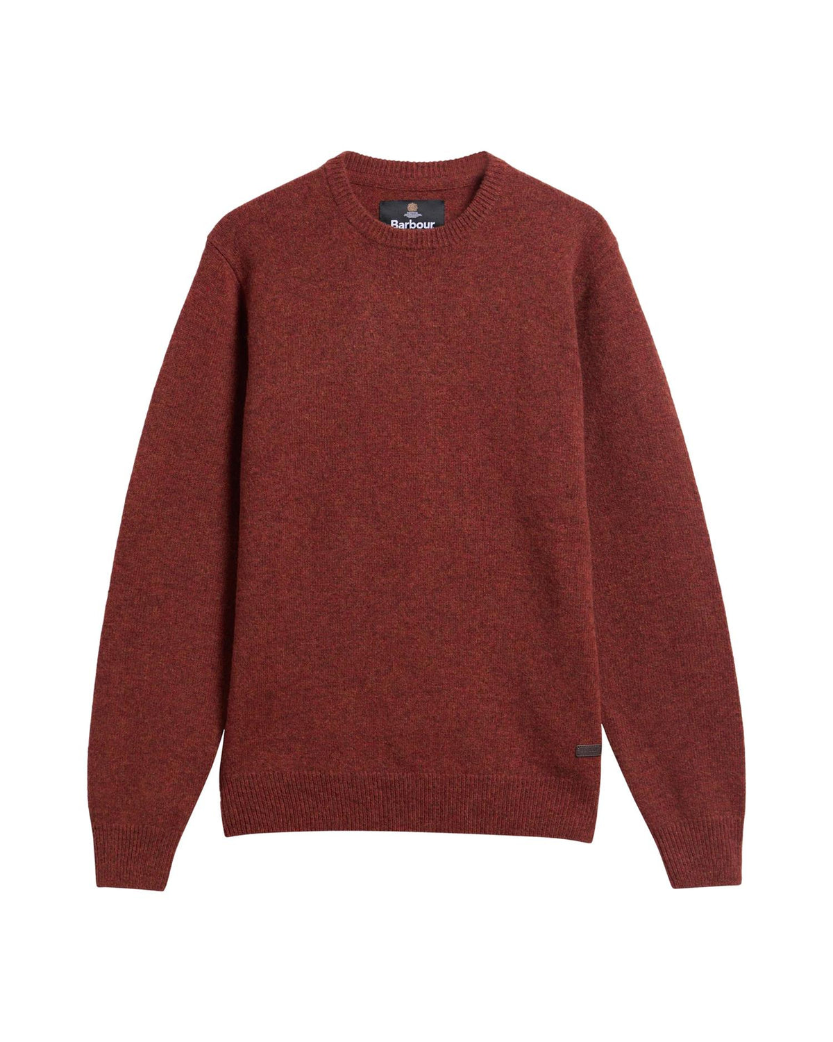 Essential Crew-Neck Jumper – Russet