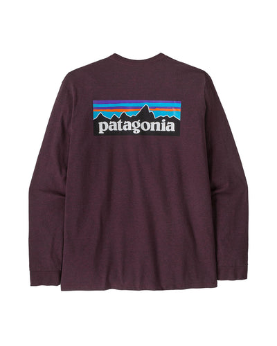 Long-Sleeved P-6 Logo Responsibili-Tee® – Berry Fig