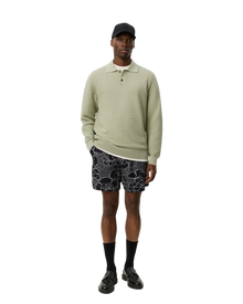 Billy Weave Knitted LS Polo