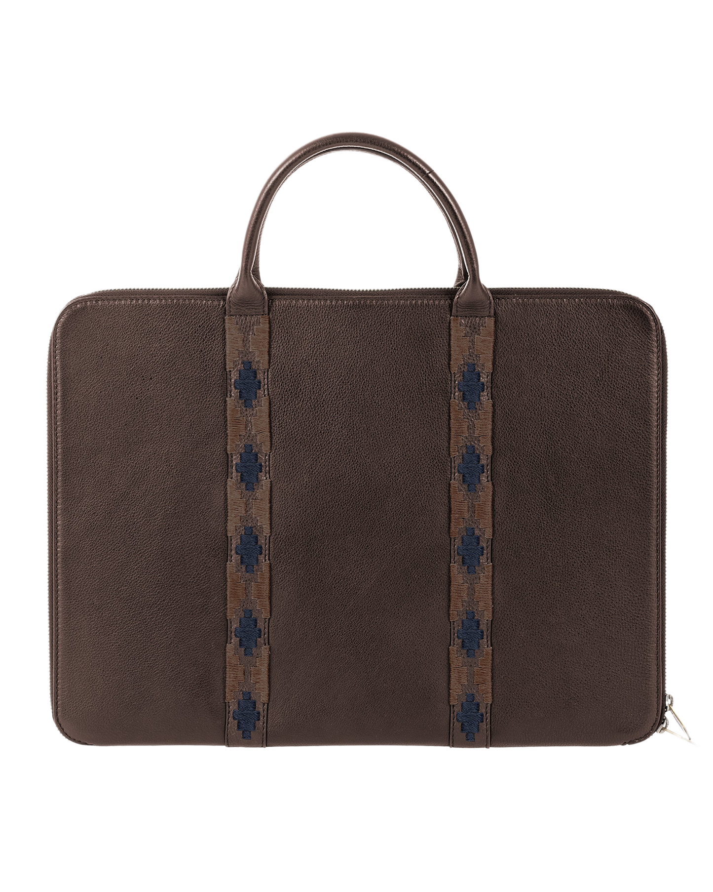 Empresario Briefcase - Brown Leather
