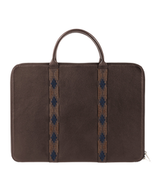 Empresario Briefcase - Brown Leather