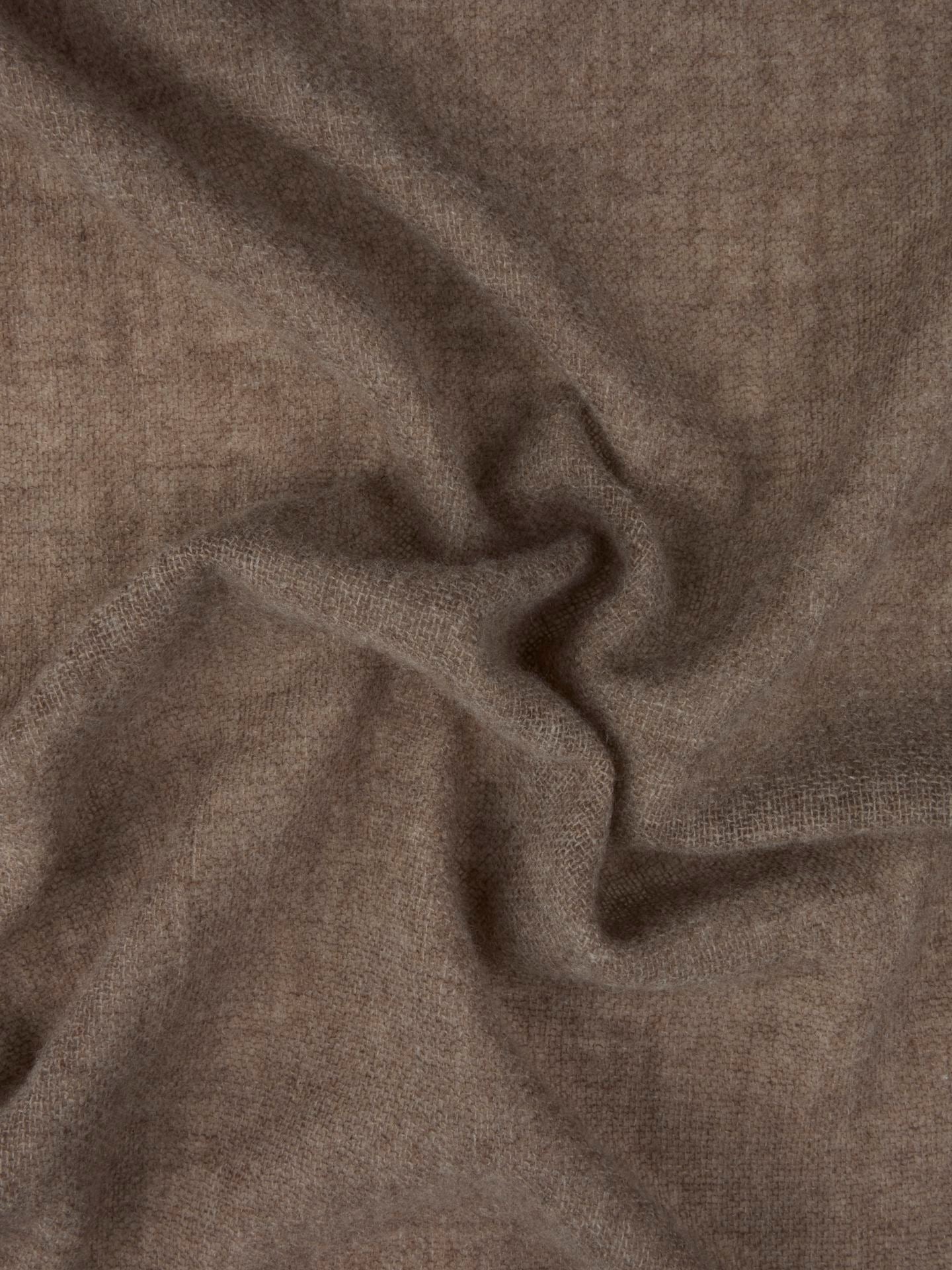Scarf, 60 X 200 Cm Wool Cashmere Light Brown