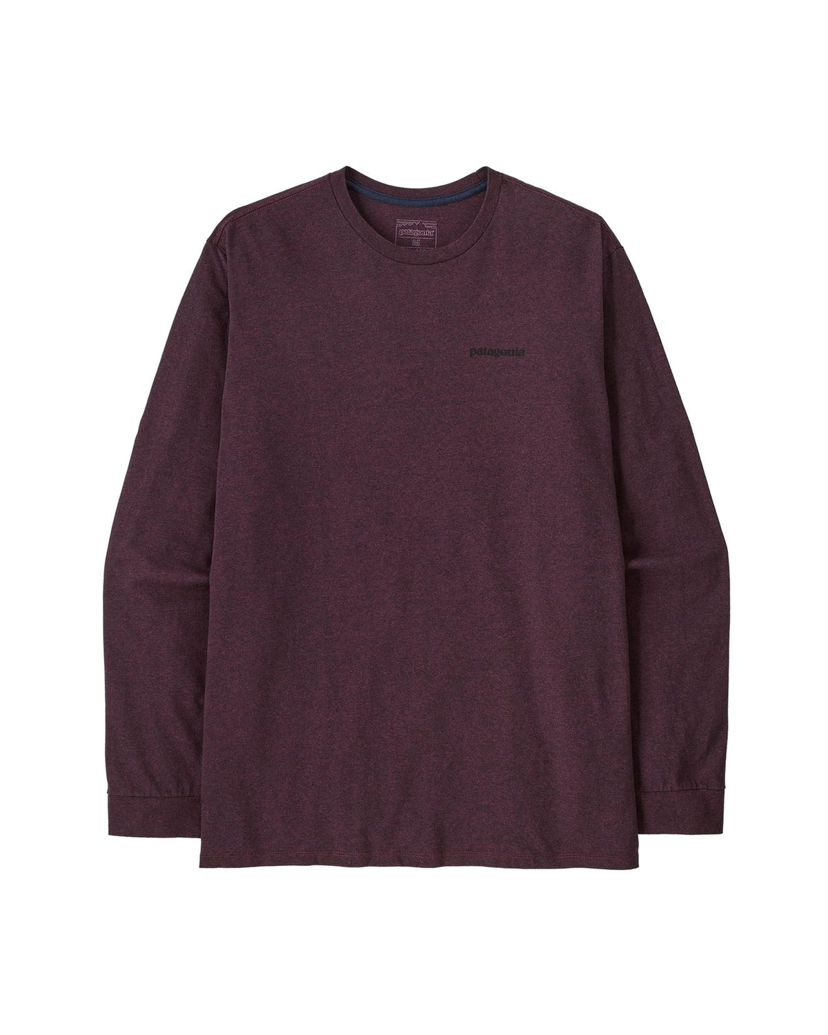 Long-Sleeved P-6 Logo Responsibili-Tee® – Berry Fig