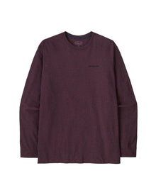 Long-Sleeved P-6 Logo Responsibili-Tee® – Berry Fig