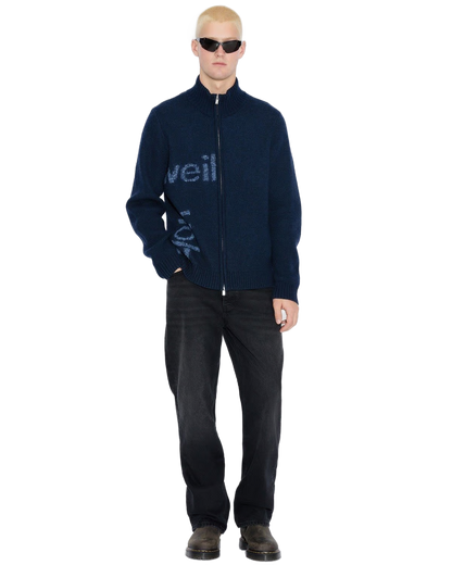 Haza Logo Zip Cardigan
