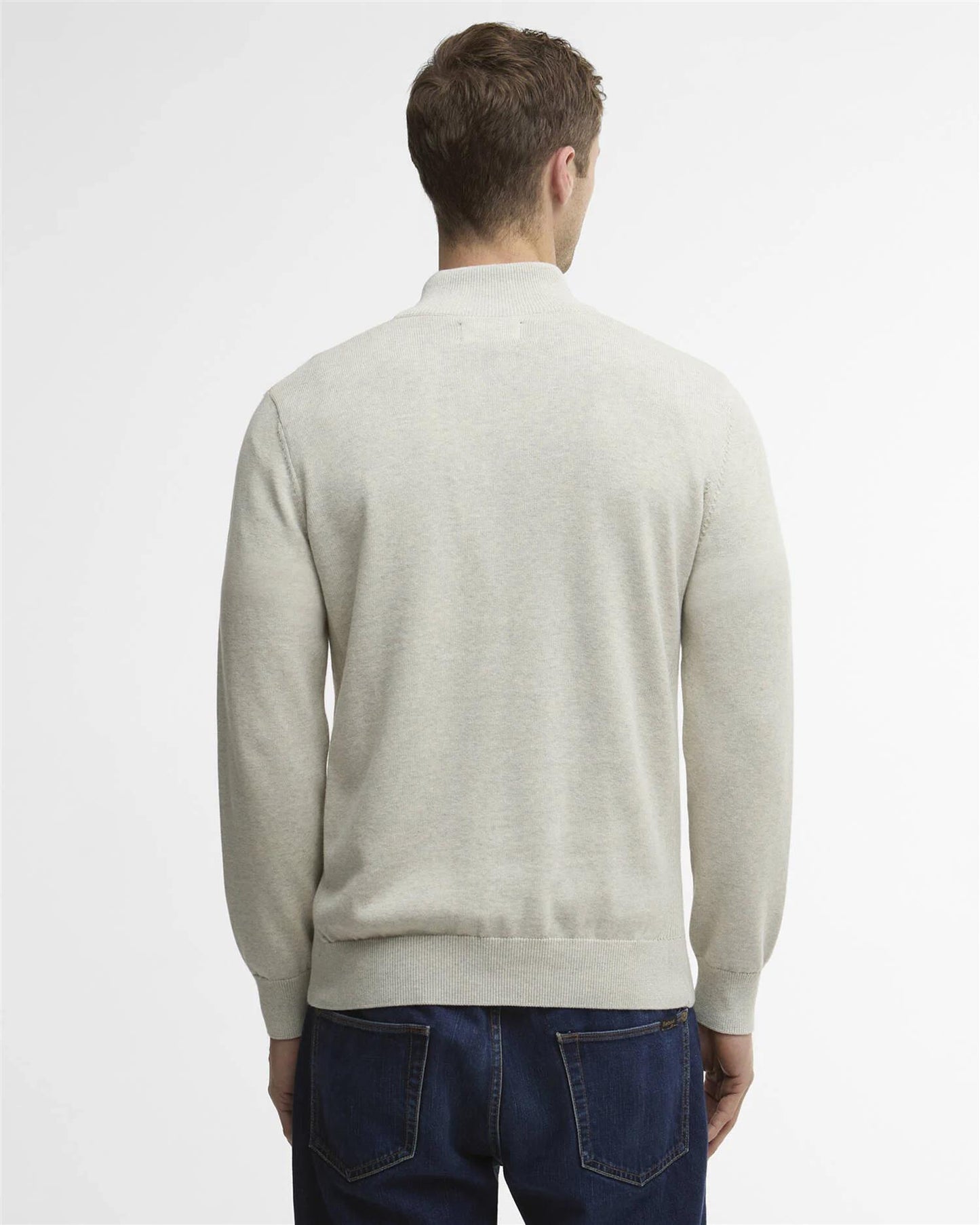 Cotton Quarter-Zip Jumper