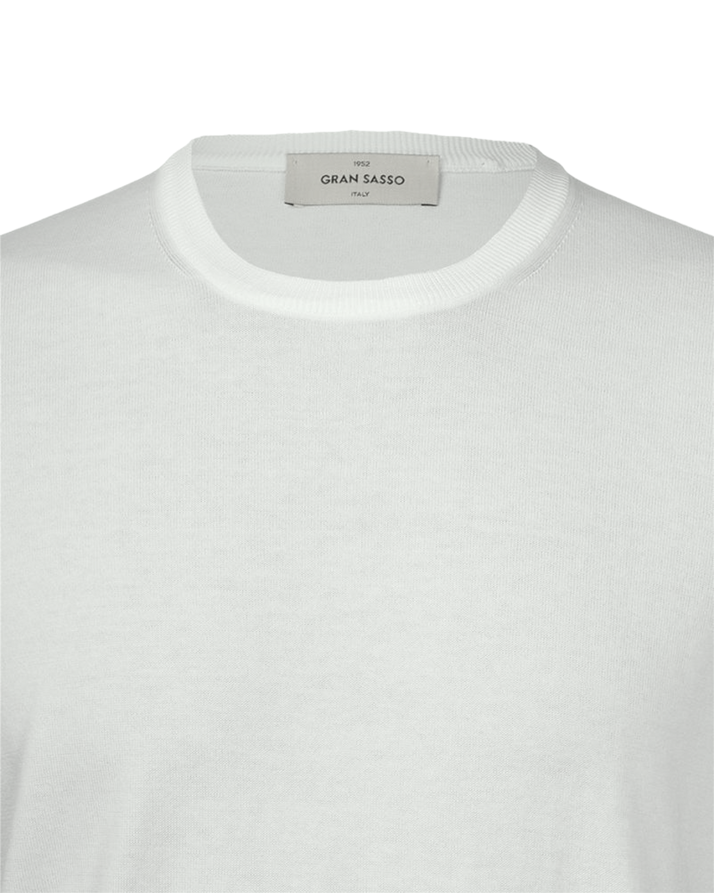 Organic cotton knit t-shirt - Beige