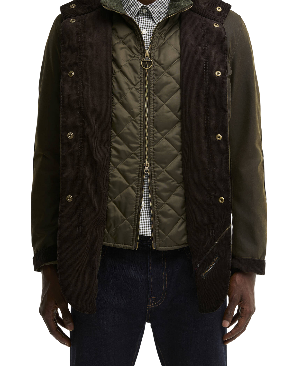 Ogston Waxed Jacket Olive