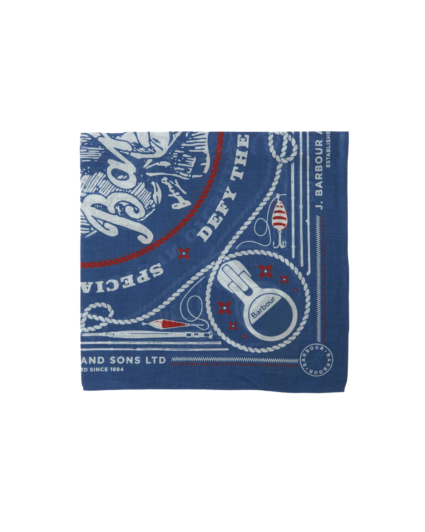 Heritage Bandana - Sailboat Blue