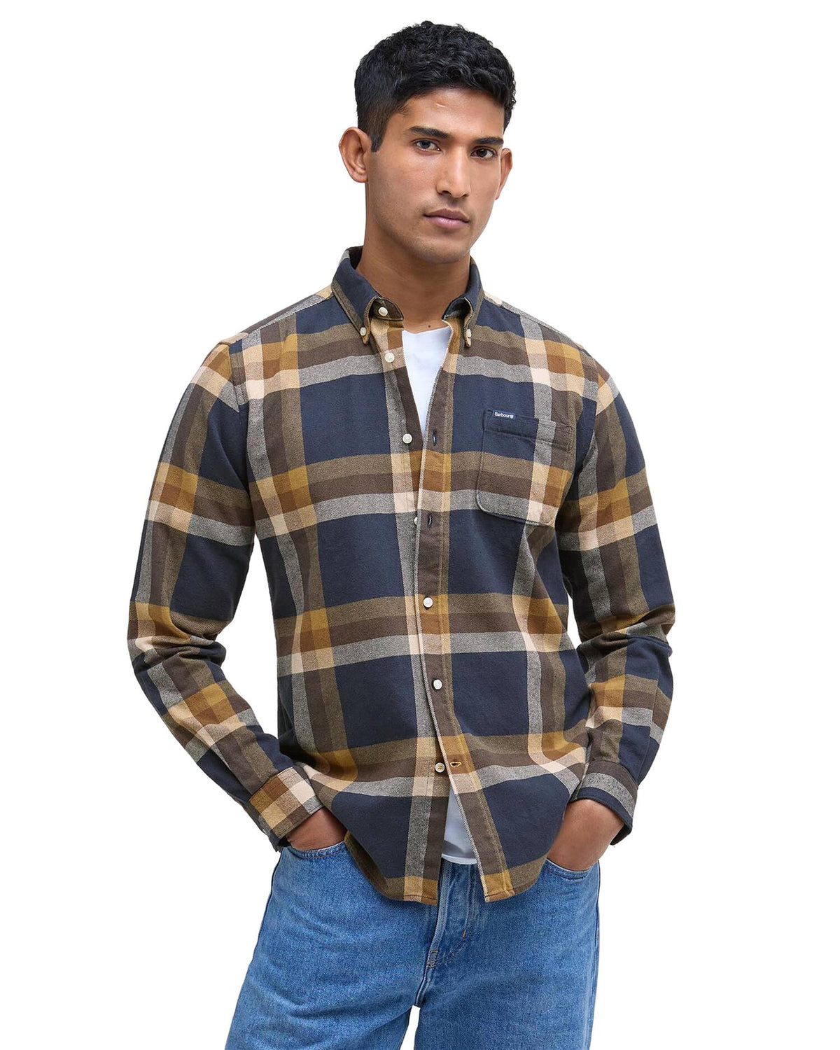 Folley Tailored Checked Shirt Flerfarget