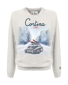 MC2 Saint Barth Heron Cortina Road Print Crew