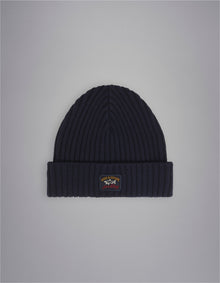 Ribbed wool beanie