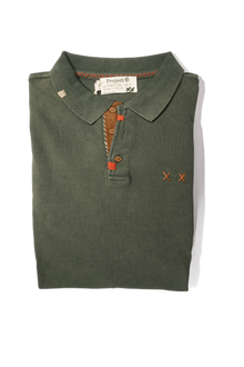 Prepster Polo Long Sleeve - Bottle Green