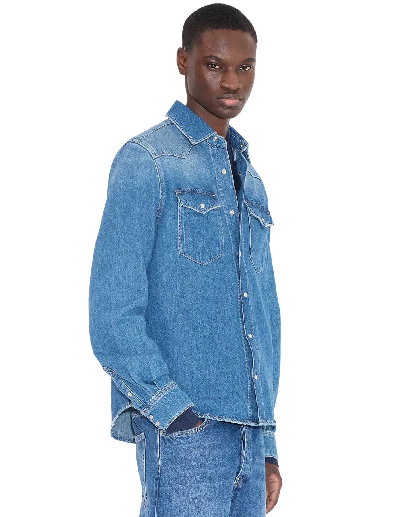 Slim-Fit Denim Shirt