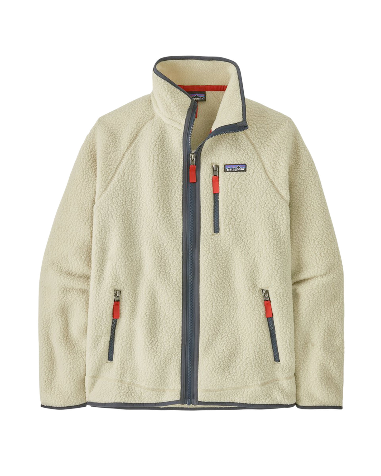 Retro Pile Jacket – Pelican / Smolder Blue