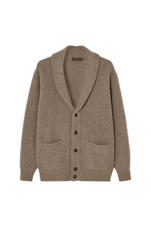 Roland Cardigan Walnut Beige