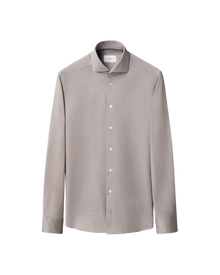 Filo di Scozia Jacquard Knit Shirt