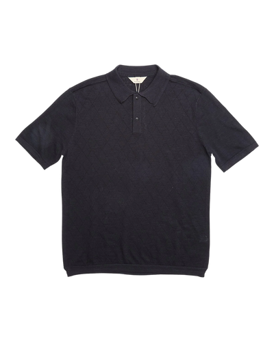 BGWally Diamond Polo – Dark Navy