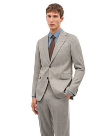 Ease Pinstriped Wool Jacket