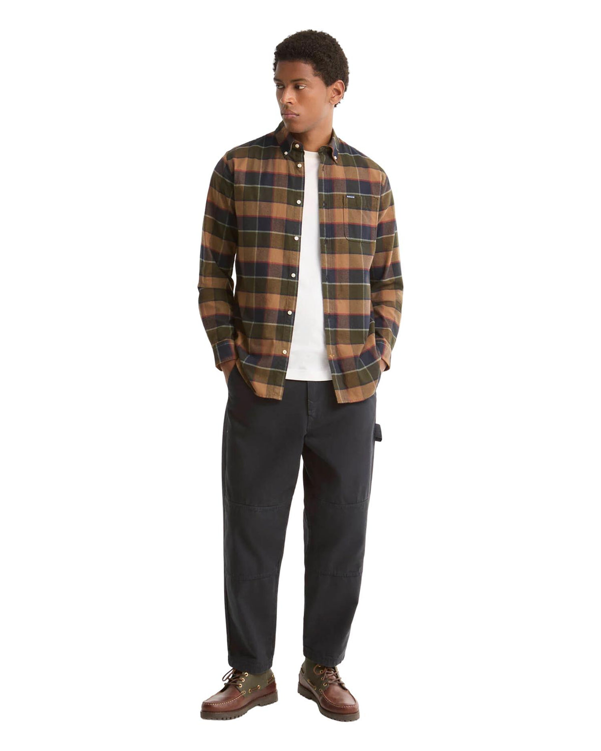 Valley Tailored Long-Sleeved Shirt Flerfarget