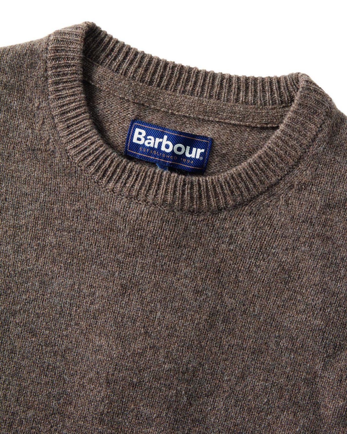 Essential Crew-Neck Jumper – Washed Stone