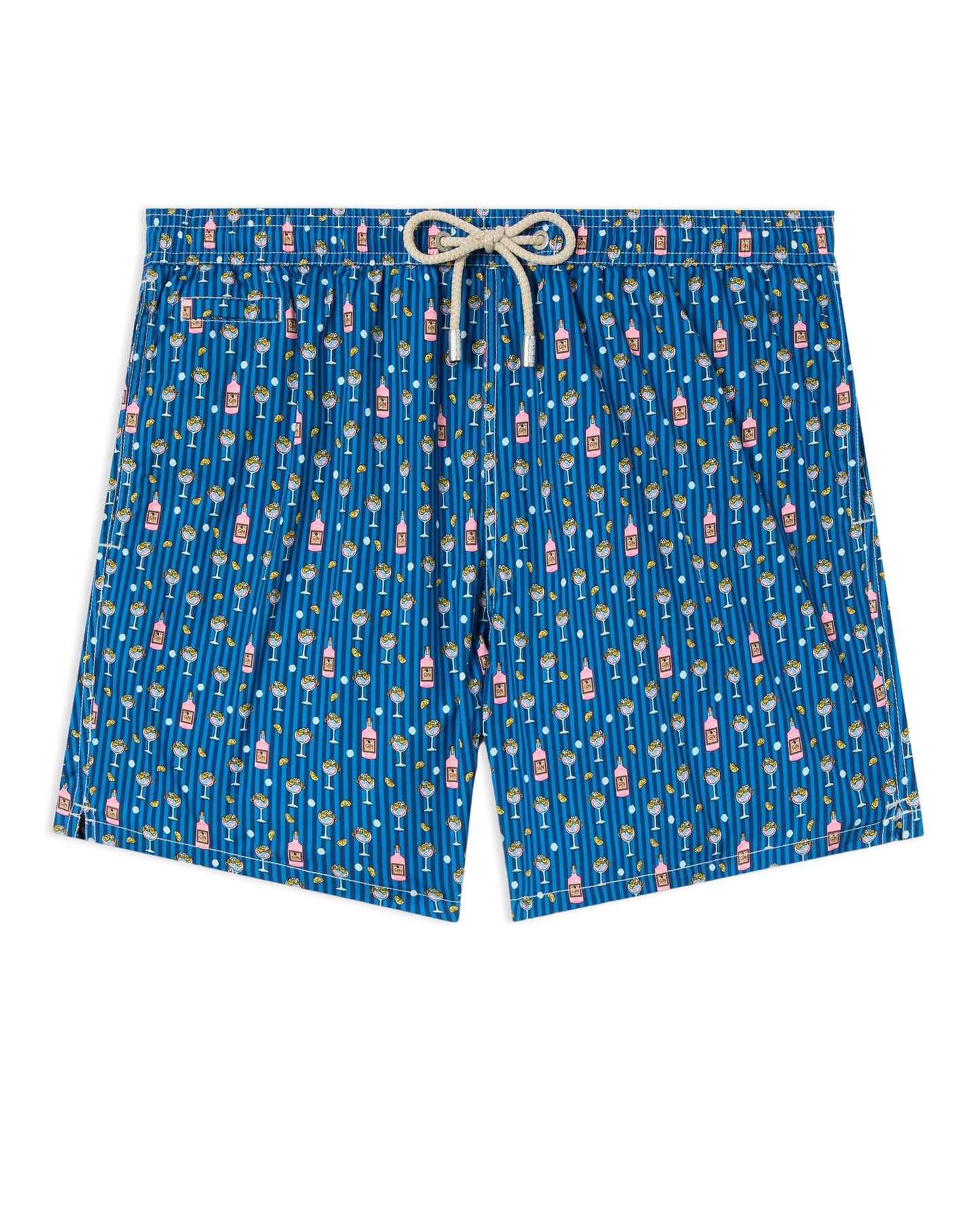 Lighting Micro Swim Shorts – Navy Cocktail Print