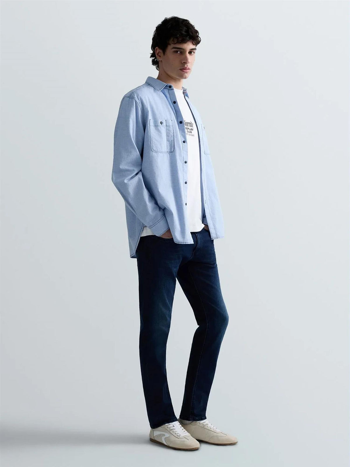 Grover Straight Fit Jeans – Dark Blue