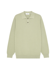Billy Weave Knitted LS Polo