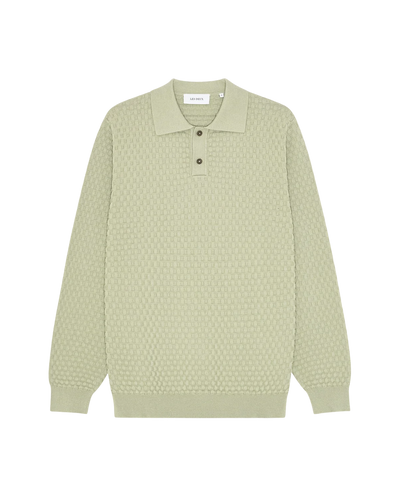 Billy Weave Knitted LS Polo