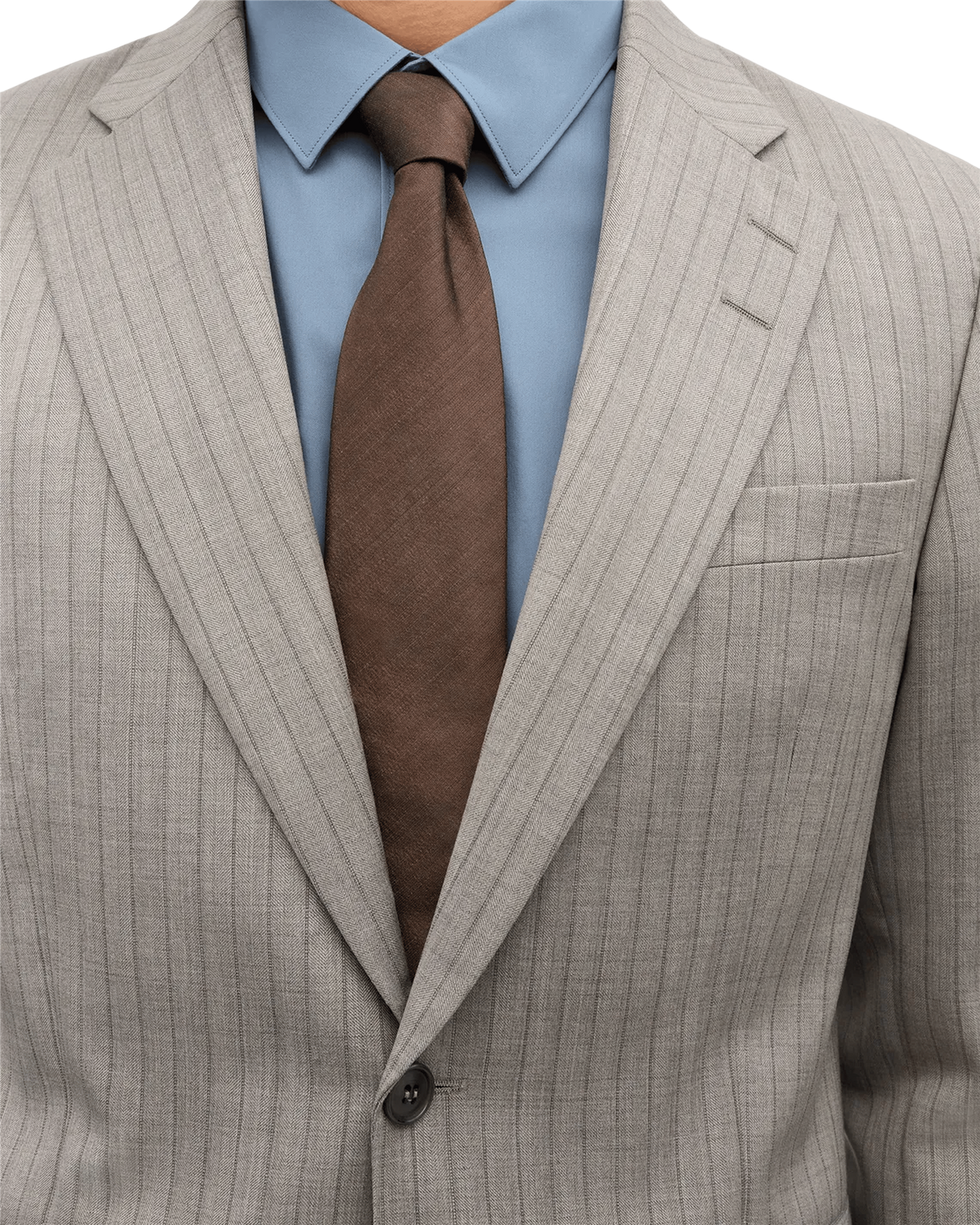 Ease Pinstriped Wool Jacket