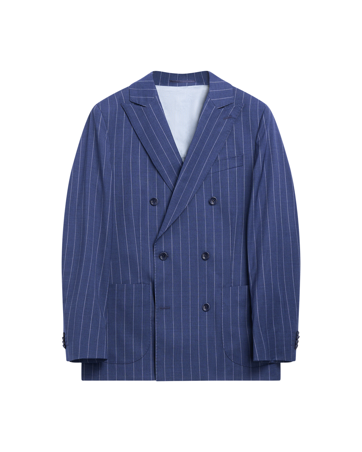 Jakob HL Hanko Mid Blue Stripe Suit