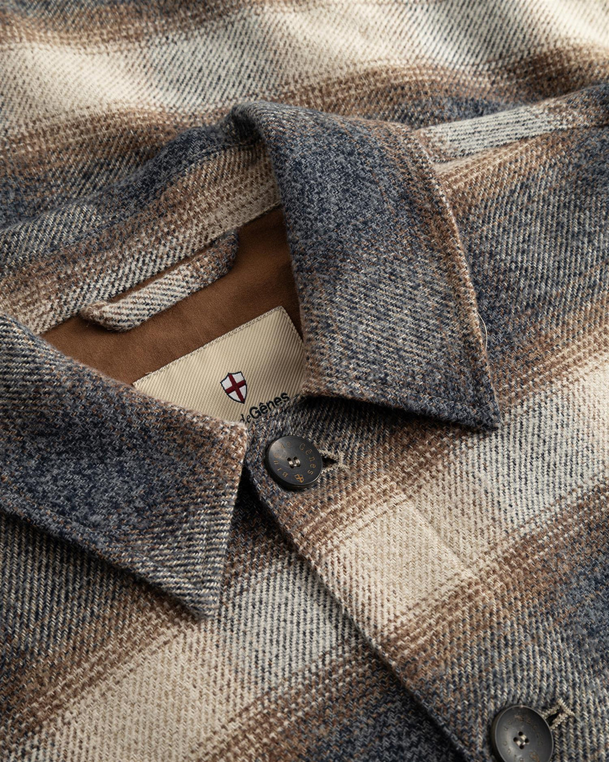 BGyodo Check Overshirt – Grey Check