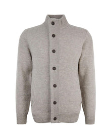 Essential Elbow-Patch Cardigan - New Stone
