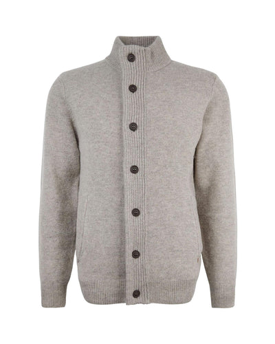 Essential Elbow-Patch Cardigan - New Stone