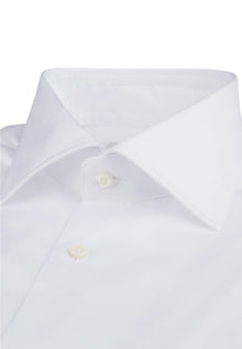 White Twill Shirt (Fitted body)