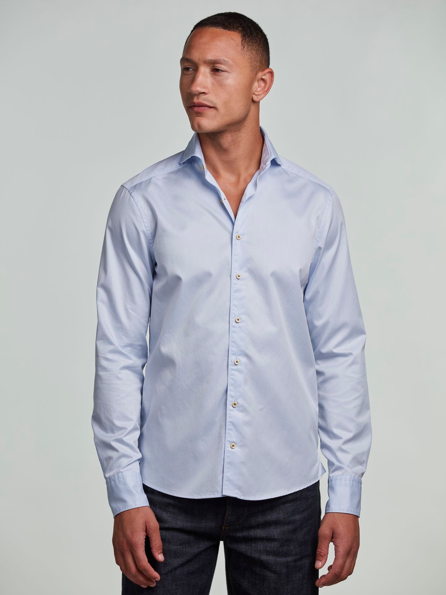 Regular, C22 Rc Cuff Casual Light Blue