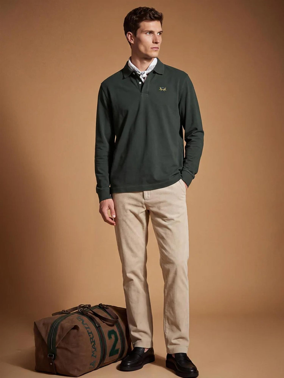 La Martina Doran Langermet Polo – Sycamore