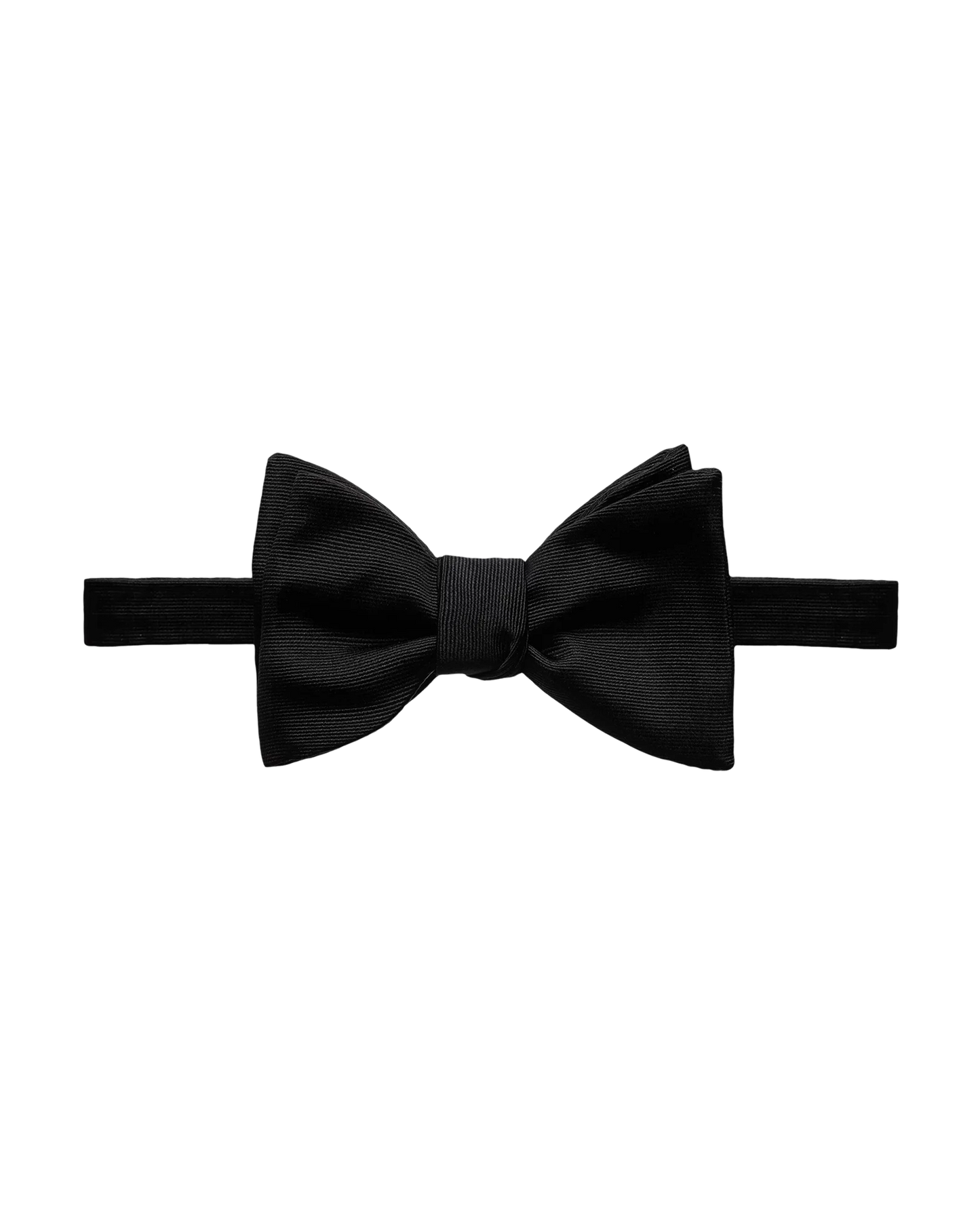 Black Bow Tie Self Tied