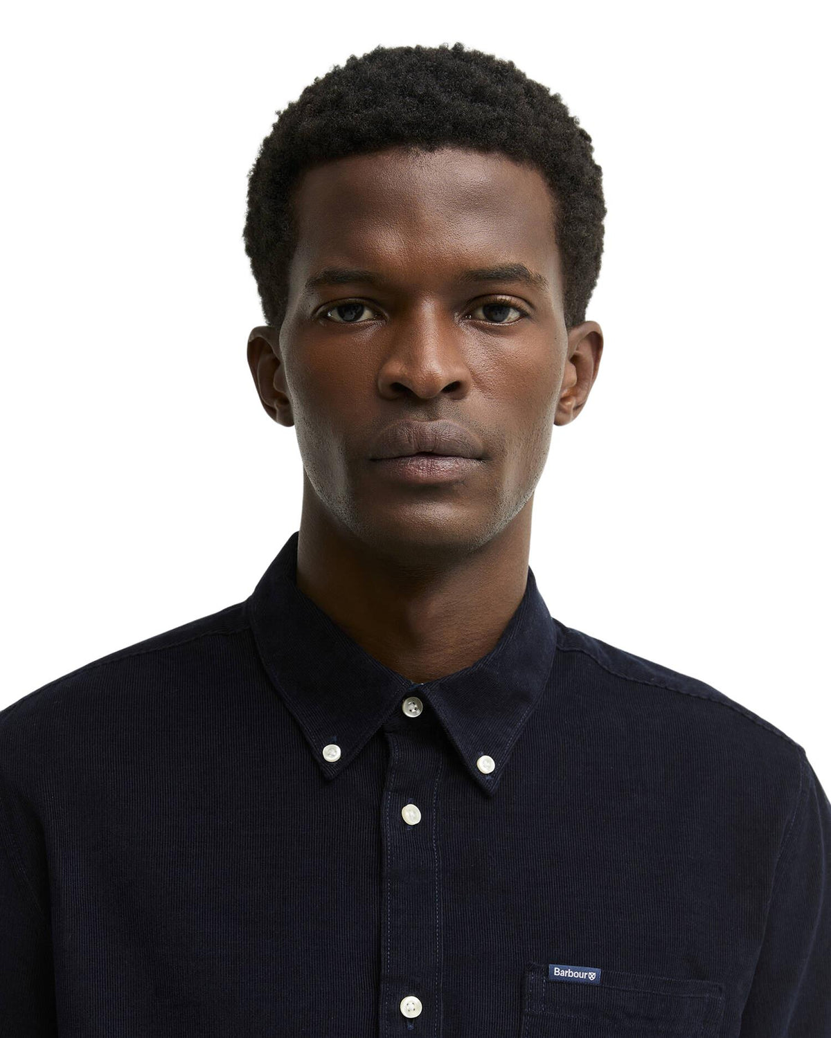Ramsey Tailored Long-Sleeved Shirt Marineblå