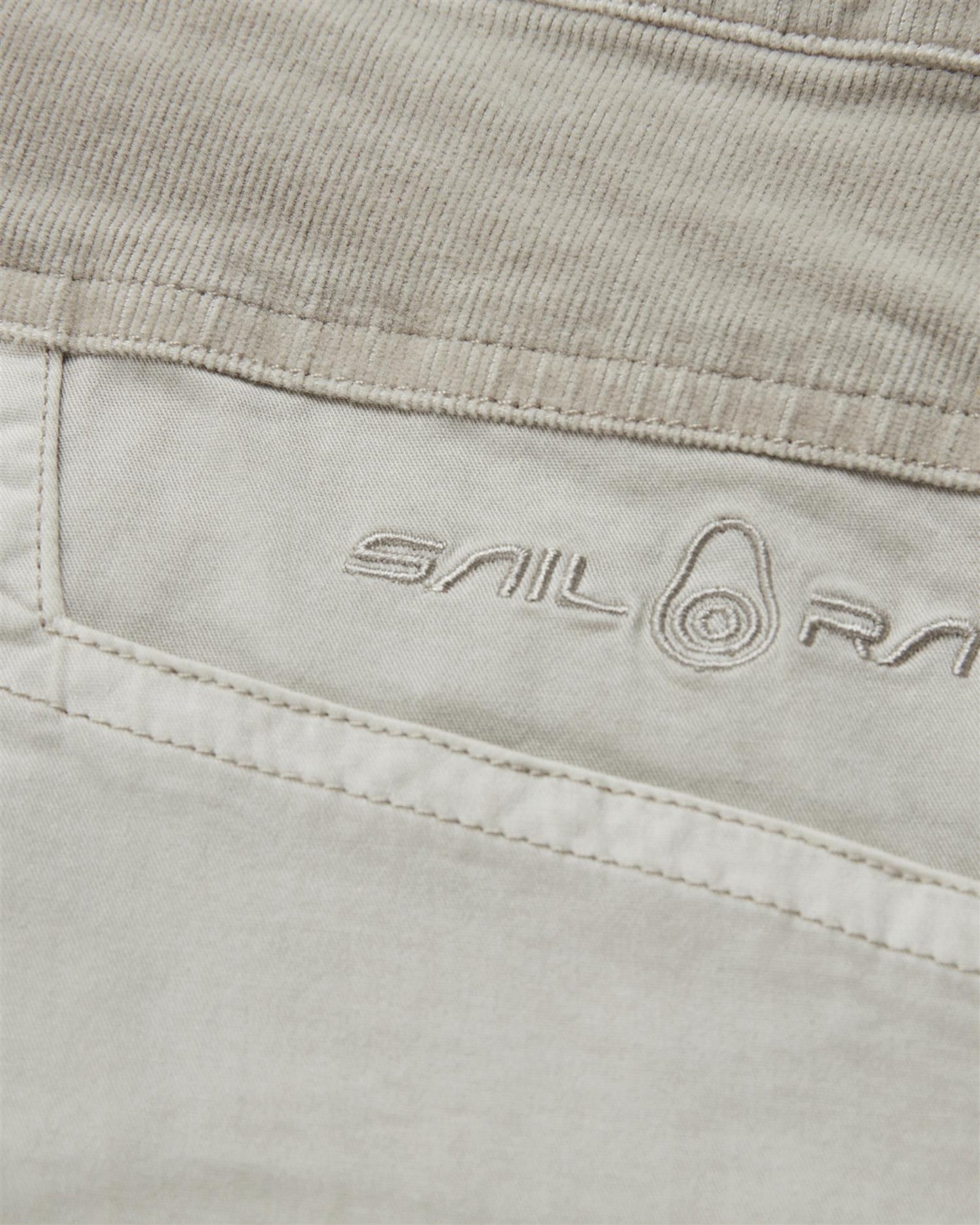 Blocked Corduroy Shorts