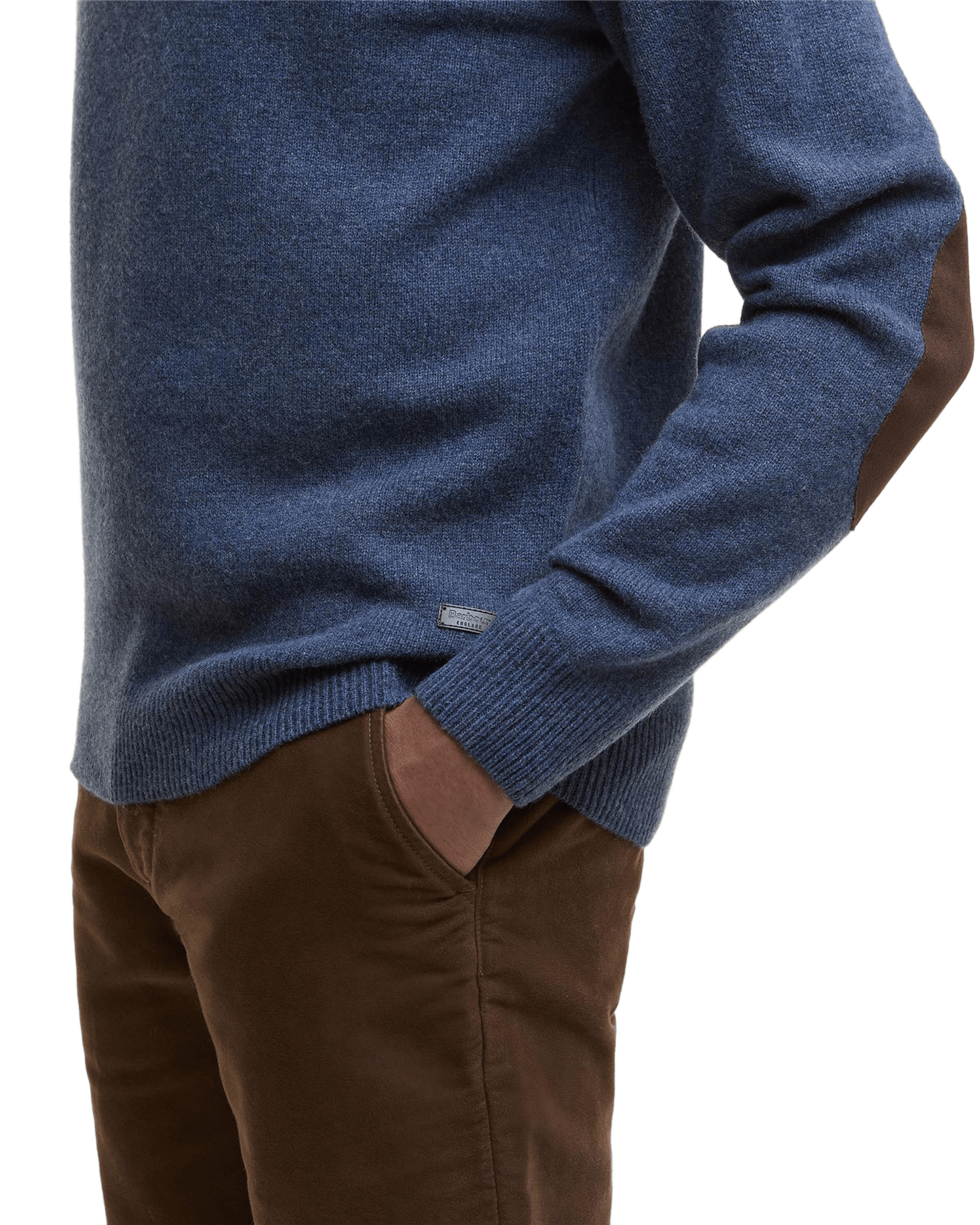 Barbour Essent Patch Half Zip Knitted Jumper